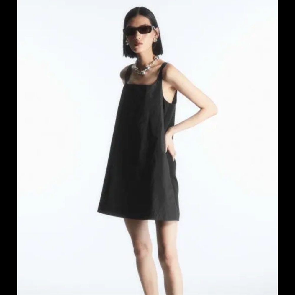 Cos Contrast Panel Mini Dress